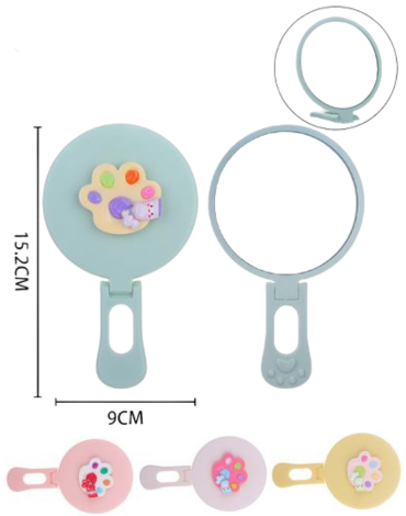 Espejo Infantil Modelos Surtidos x 6 Unds. Medida: 15.2 x 9 cm aprox.