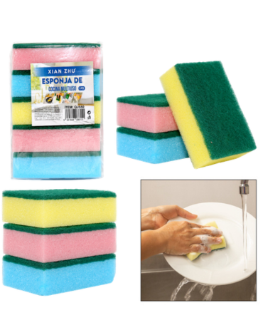 12 Set de Esponja Multi Uso (1 Set Trae: 5 PCS)