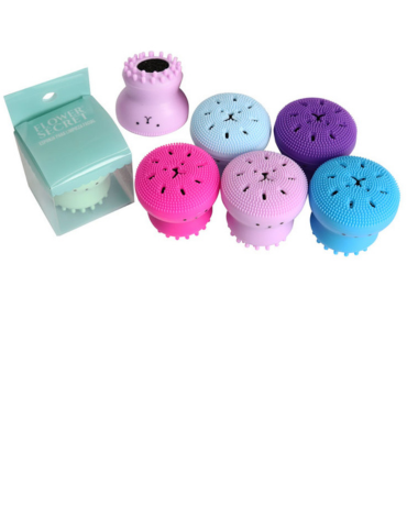 Esponja de Limpieza Facial Exfoliante Pulpo Colores Surtidos x 24 Unds.