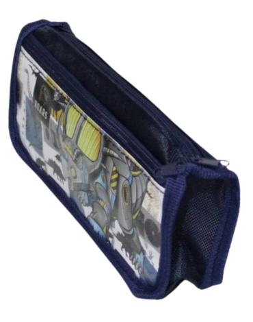 Estuche Escolar Dinos Colores Surtidos x 6 Unds.Medida: 12 x 22 x 6 cm aprox.