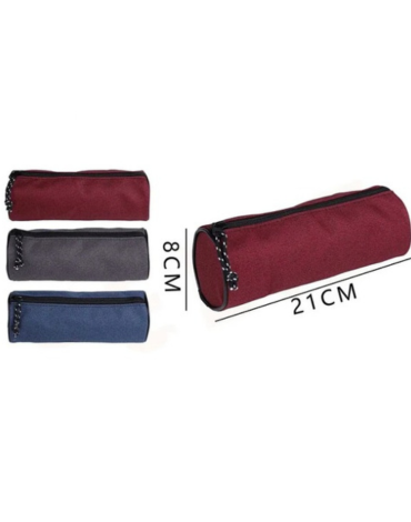 Estuche Cilindro Colores Surtidos x 12 Unds. Medidas:21 x 8 cm aprox.