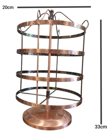 Exhibidor de Metal para Aros  x 4 Unds.