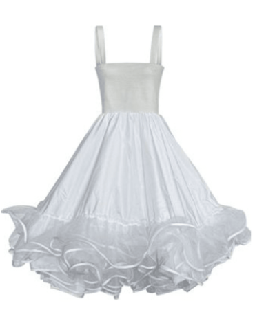 Falso de Cueca con Tirantes Color Blanco x 12 Unds. Talla: S - M - L - XL - XXL