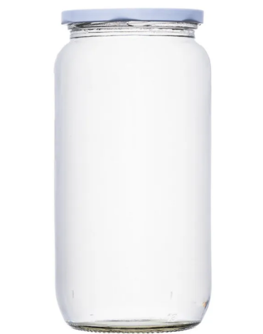 Frasco Conservero de Vidrio con Tapa x 12 Unds. Medida: 1000 ml aprox.