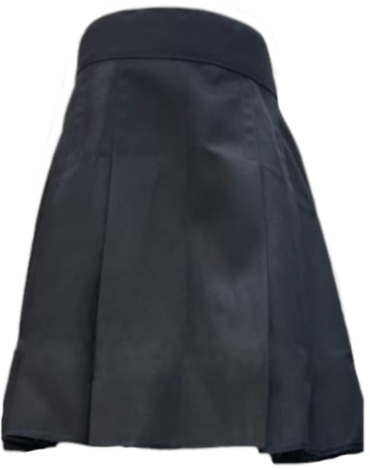 Falda 8 Tablas Azul Marino Escolar  x 4 Unds.Talla: S a la XL