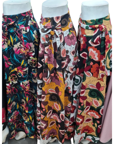Falda Larga para Mujer x 4 Unds.Talla: Estándar