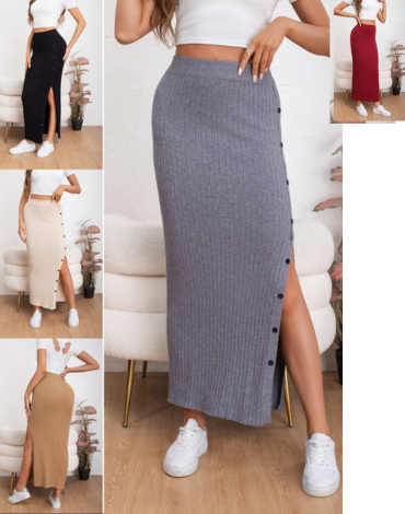 Falda Larga Colores Surtidos x 12 Unds.Talla: Única