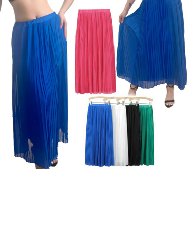 Falda Plisada con Forro x 12 Unds.Talla: S /  M - L  / XL
