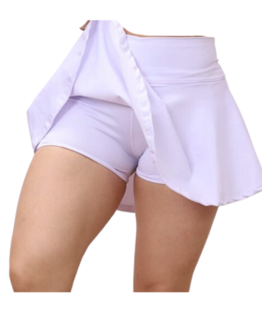 Falda Short Suplex con Bolsillo Interior Dos Colores  x4 Unds.Tallas: M - L