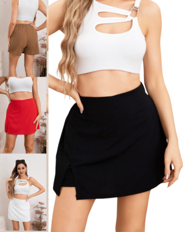 Falda Short Colores Surtidos x 12 Unds.Talla: S - M - L