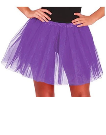 Falda Tutu Colores Surtidos de Adulto x 12 Und. Medida: 40 cm aprox.