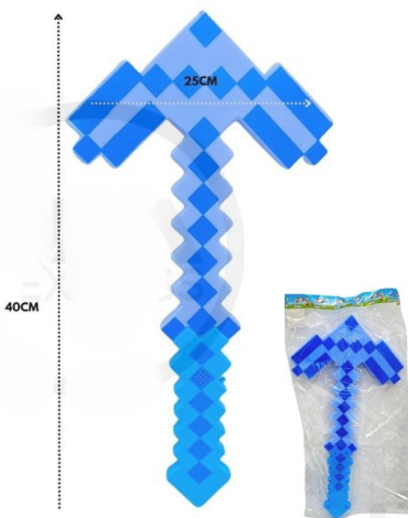 Flecha Pixelada Luz y Sonido x 6 Unds. Medida: 40 x 25 cm aprox.