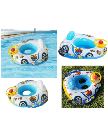 Flotador Infantil Auto x 4 Unds. Medida: 65 x 60 cm aprox.