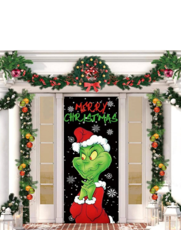 Funda Navideña para Puerta Grinch x 6 Unds.