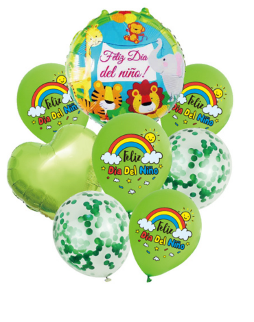 6 Set de Globos Dia del Niño.(1 Set Trae : 8 PCS)
