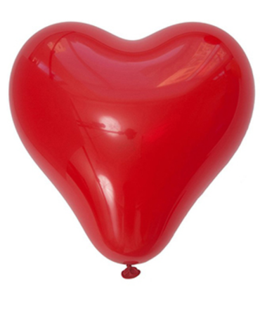 6 Set de Globo Forma de Corazón. (1 Set Trae :12 PCS)