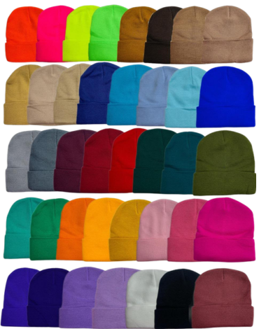 Gorro de Lana para Adulto (Elegir Color) x 6 Unds.