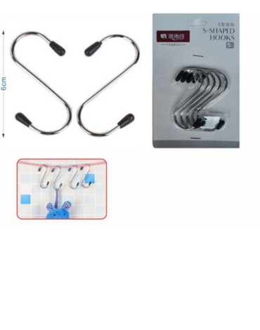 12 Set de Gancho de Metal.(1 Set Trae: 5 PCS) Medida :6 cm aprox.