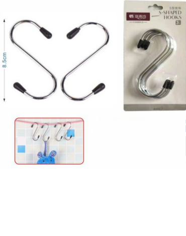 12 Set de Gancho de Metal.(1 Set Trae: 5 PCS) Medida : 8.5 cm aprox.
