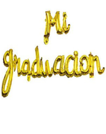 Globo Metálico Mi Graduación  x 12 Unds.