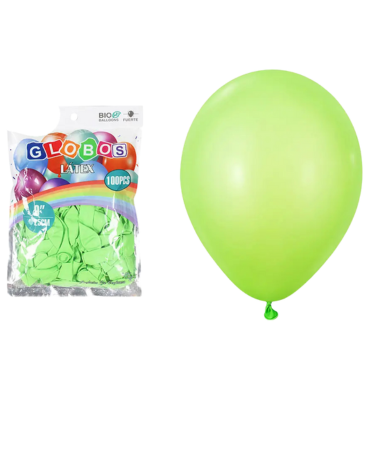 6 Set de Globos Látex Color Único (1 Set Trae: 25 PCS) Medida: 25 cm aprox.