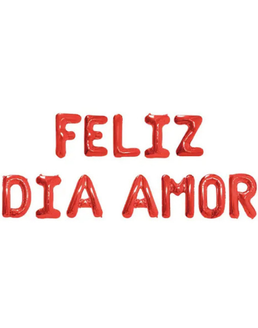4 Set Globos de Feliz Dia Amor (1 Set Trae: 12 PCS)
