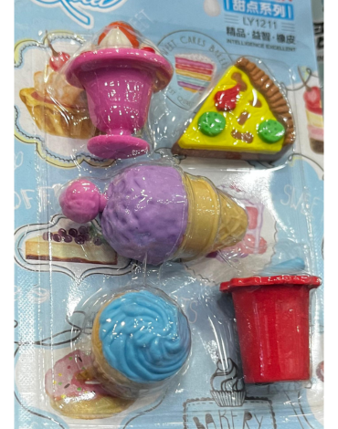 6 Set Goma de Borrar (1 Set Trae: 5 PCS)