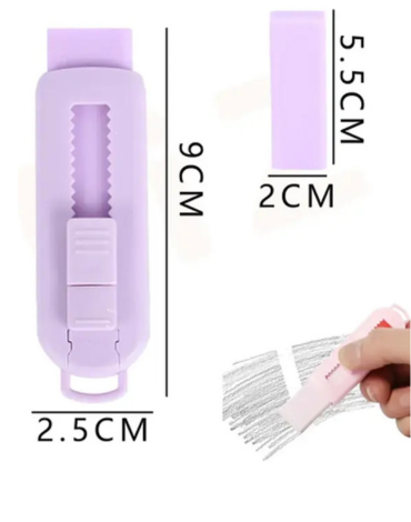 6 Set Goma de Borrar (1 Set Trae: 2 PCS)