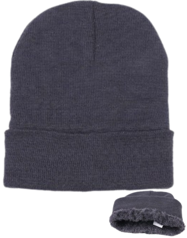 Gorro con Chiporro para Adulto Color Gris x 12 Unds. Talla: Estándar