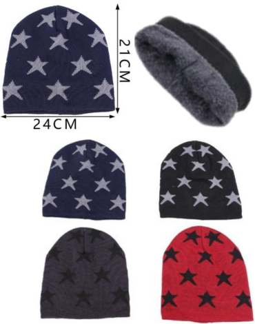 Gorro Lana Interior Chiporro Adulto Colores Surtidos x 12 Unds.