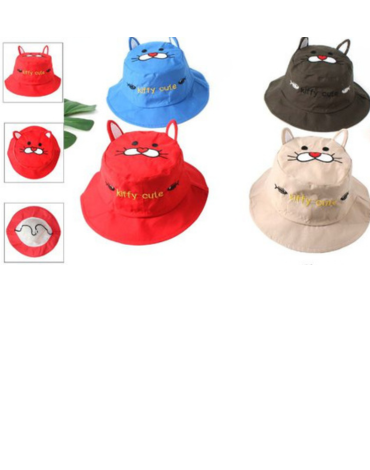 Gorro Pescador para Niños Colores Surtidos x 12 Unds.