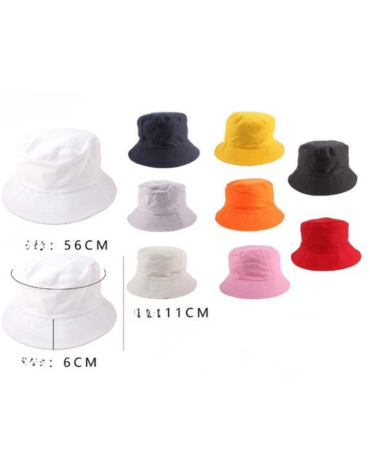 Gorro Pescador Unisex Colores Surtidos x 12 Unds.Medida: 56 x 6 x 11 cm aprox.