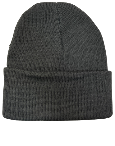 Gorro de Lana Sin Polar Color Gris Oscuro x 12 Unds.