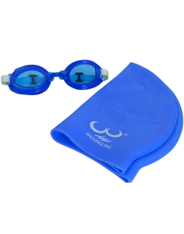 4 Set de Gorro y Lentes para Natación(1 Set Trae: 2 PCS)