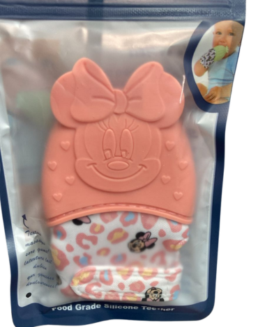 Guantes Mordedor de Silicona para Bebe Modelos Surtidos  x 6 Unds.