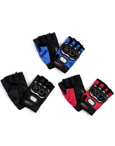 Guantes para Moto de Adulto Colores Surtidos x 12 Unds. Talla: 16 cm aprox.