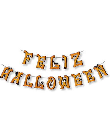 Guirnalda de Letras Halloween 14 PCS x 6 Unds.