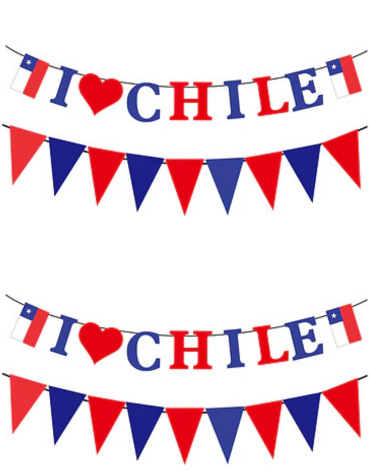 Guirnalda Fiestas Patrias x 6 Unds. Medida: 5 Metros aprox.