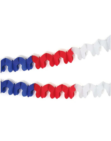 Guirnalda de Papel Fiestas Patrias x 12 Unds. Medida: 2 metros aprox.