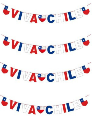 Guirnalda Fiesta Patrias 12 PCS x 12 Unds. Medida : 2 Metro aprox.