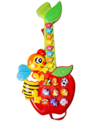 Guitarra Abejita con Luz y Sonido x 4 Unds.