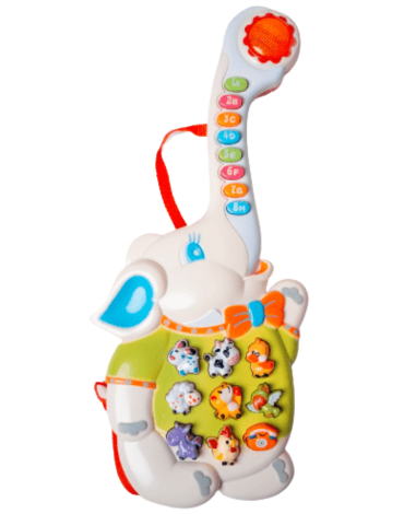 Guitarra Elefante con Luz y Sonido x 4 Unds.