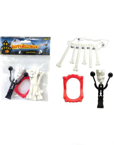 12 Set de Huesos Surtidos para Halloween (1 Set Trae: 3 PCS)