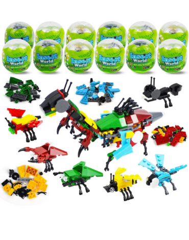 1 Set de Huevo Lego Insecto  (1 Set Trae: 12 PCS)
