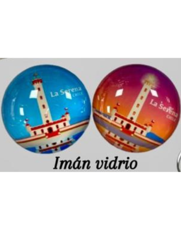 Imán de Vidrio Diseño La Serena x 24 Unds.