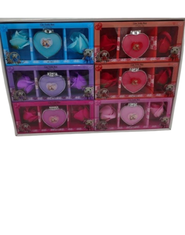 120 Set Joyero con Rosas Colores Surtidos.