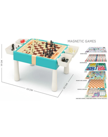 Juego de Mesa 11 en 1 Magnético x 4 Unds.