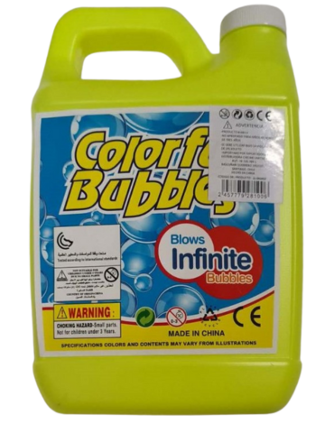Liquido Repuesto de Burbujas Colores Surtidos x 4 Unds. Medida: 2000 Ml