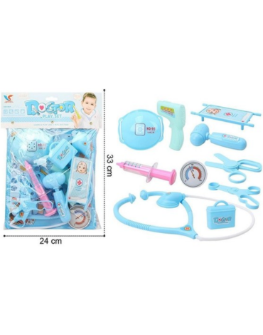 6 Set de Juguete Doctor (1 Set Trae 10 PCS) Medida: 33 x 24 cm aprox.