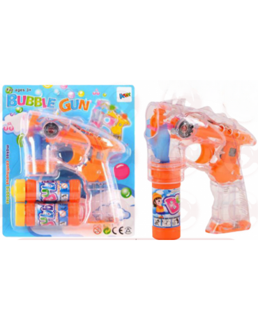 Pistola de Burbujas Colores Surtidos x 6 Unds.